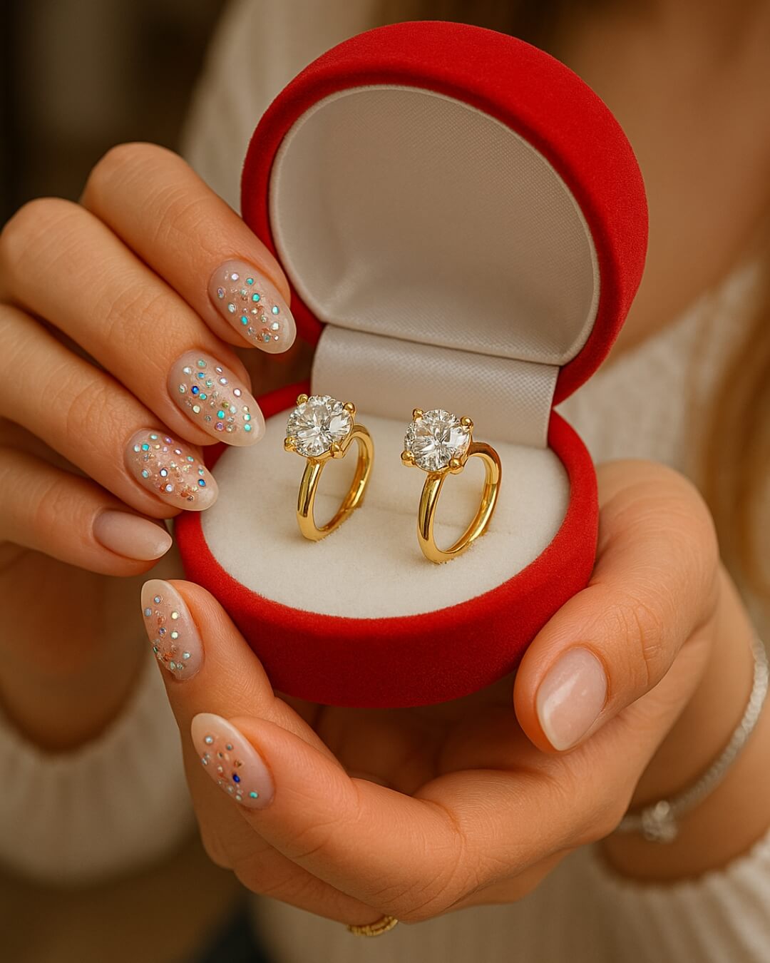 Pendientes Diamante | Baño de Oro