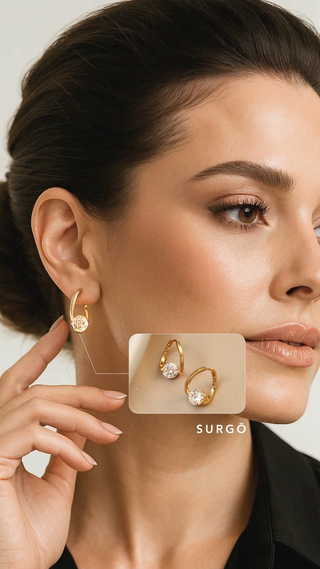 Pendientes Diamante | Baño de Oro